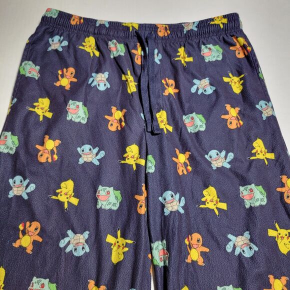 Pokemon Graphic PJ Pants Blue w/ Characters - Size L/XL - Picture 2 of 5